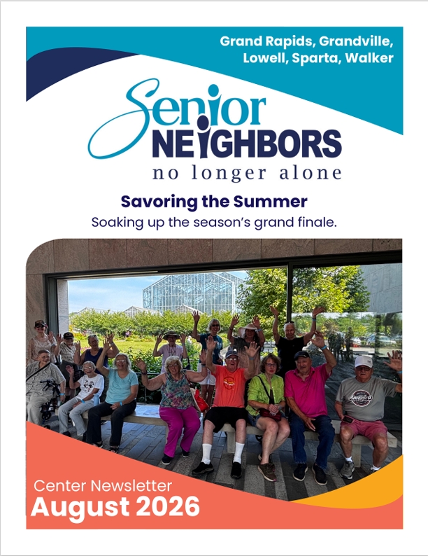 August 2026 Senior Center Newsletter