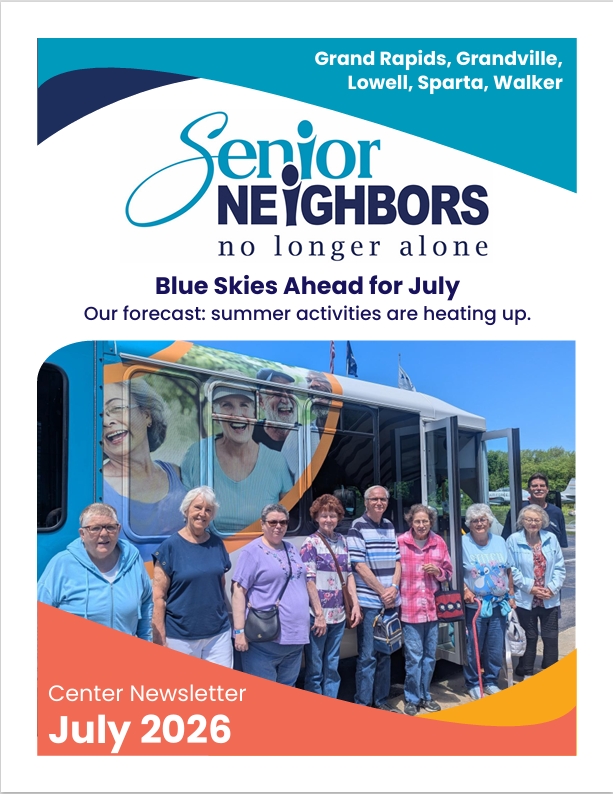 July 2026 Senior Center Newsletter